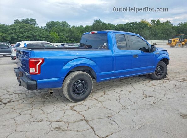 1FTEX1CPXGFB12697 2016 FORD F150 Синий Задняя правая четверть