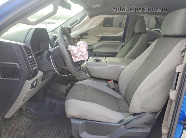 1FTEX1CPXGFB12697 2016 FORD F150 Синий Вид салона спереди