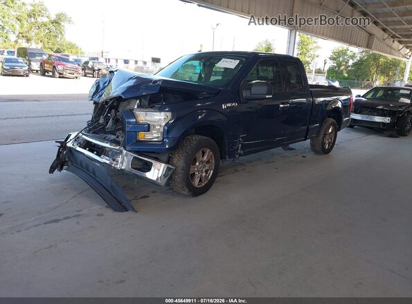 1FTEX1CPXGKF41605 2016 FORD F150 Blue Przód lewy