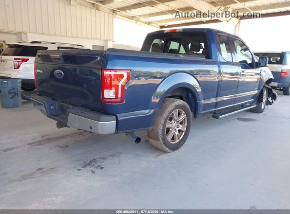 1FTEX1CPXGKF41605 2016 FORD F150 Blue Tył prawy