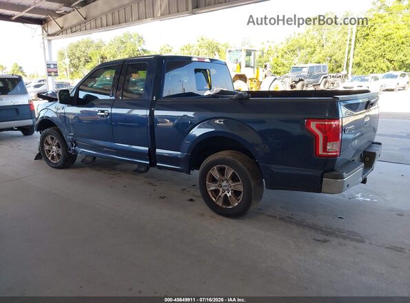 1FTEX1CPXGKF41605 2016 FORD F150 Blue Tył lewy