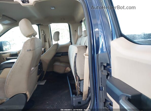 1FTEX1CPXGKF41605 2016 FORD F150 Blue Widok naklejki z numerem VIN