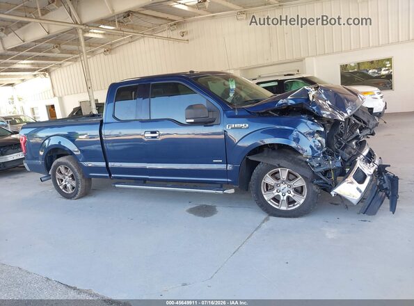 1FTEX1CPXGKF41605 2016 FORD F150 Blue Widok wnętrza 360 stopni