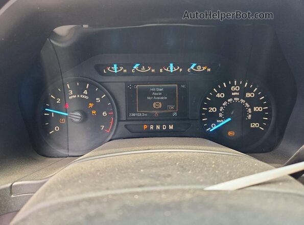 1FTEX1CPXJKC69757 2018 FORD F150 Blue Widok zestawu wskaźników