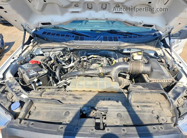 1FTEX1CPXMKE12257 2021 FORD F150 White Widok wnętrza z tyłu