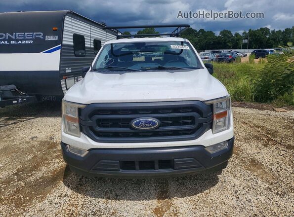 1FTEX1CPXMKE12257 2021 FORD F150 White Widok z przodu