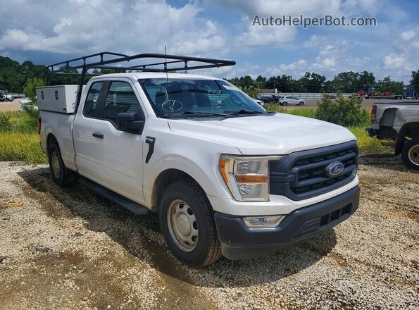 1FTEX1CPXMKE12257 2021 FORD F150 White Przód prawy