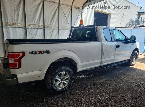 1FTEX1E50JKC59329 2018 FORD F150 White Tył prawy
