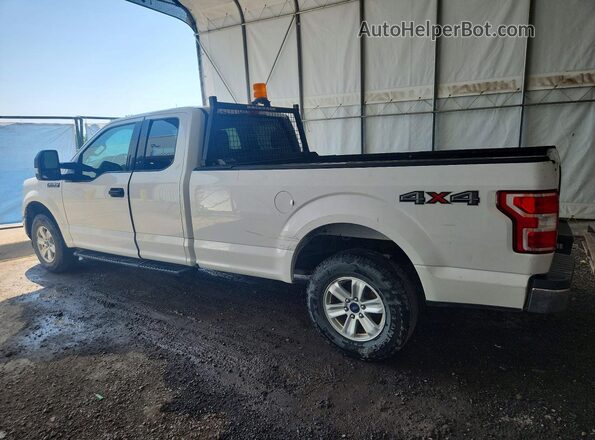 1FTEX1E50JKC59329 2018 FORD F150 White Tył lewy