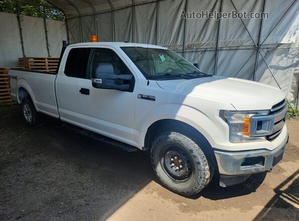 1FTEX1E50JKC59329 2018 FORD F150 White Przód prawy
