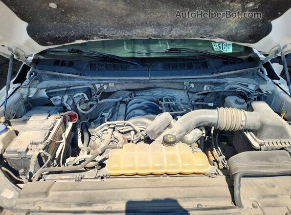 1FTEX1E50JKC59329 2018 FORD F150 White Widok wnętrza z tyłu