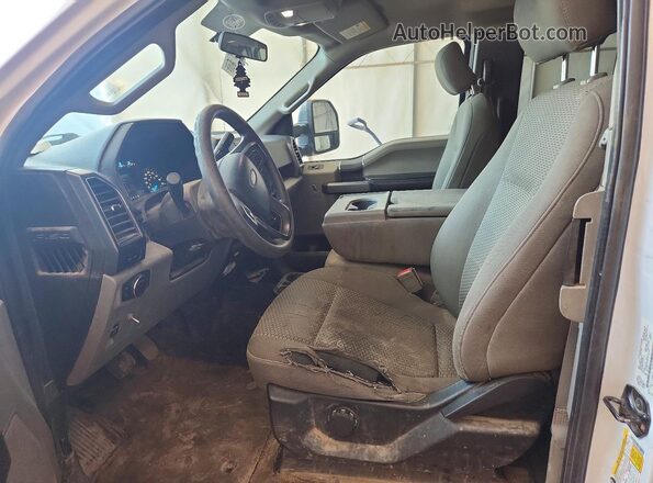 1FTEX1E50JKC59329 2018 FORD F150 White Widok wnętrza z przodu