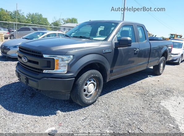 1FTEX1E50JKE67646 2018 FORD F150 Серый Передняя левая четверть