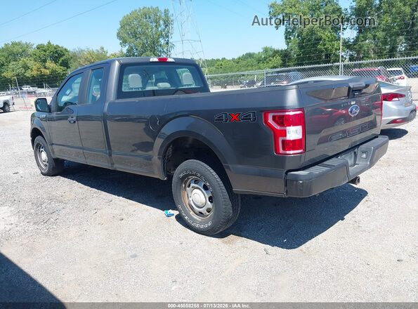 1FTEX1E50JKE67646 2018 FORD F150 Серый Задняя левая четверть