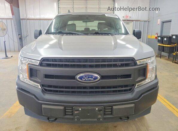 1FTEX1E54LKD00127 2020 FORD F150 Silver Front view