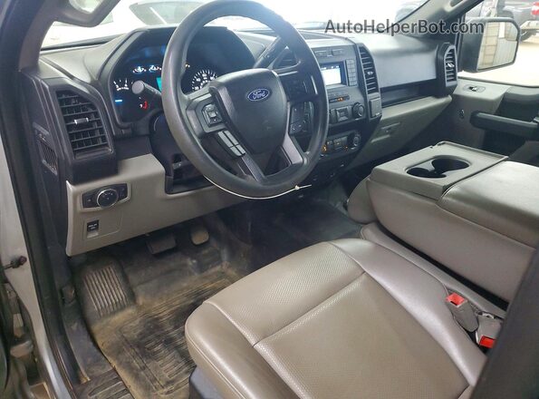 1FTEX1E54LKD00127 2020 FORD F150 Silver Dashboard view