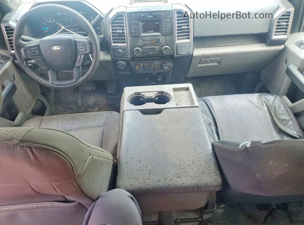 1FTEX1E84GKF13269 2016 FORD F150 White Dashboard view