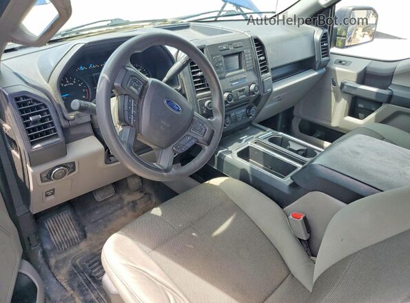 1FTEX1E86GFB24335 2016 FORD F150 Синий Вид панели приборов