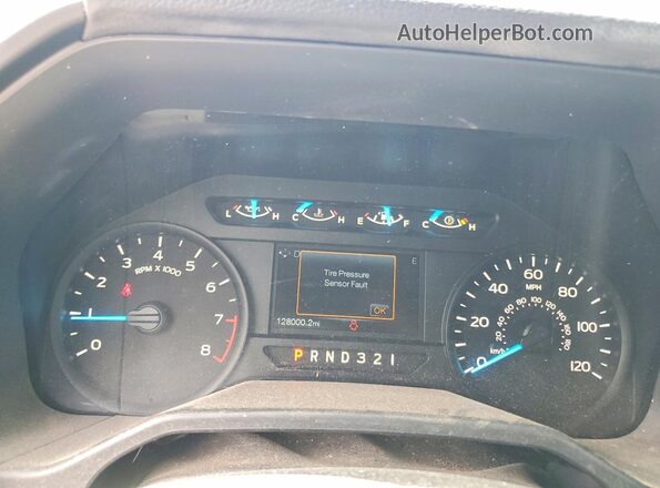 1FTEX1E86GFB24335 2016 FORD F150 Синий Вид щитка приборов