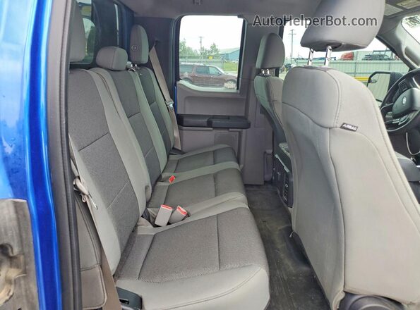 1FTEX1E86GFB24335 2016 FORD F150 Синий Вид задних сидений