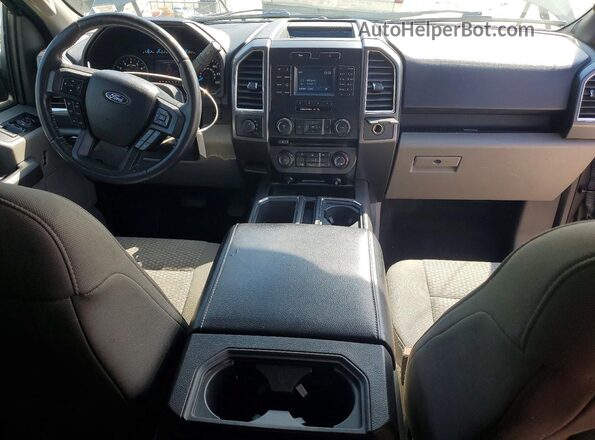 1FTEX1E86HKC28977 2017 FORD F150 Серый Вид панели приборов