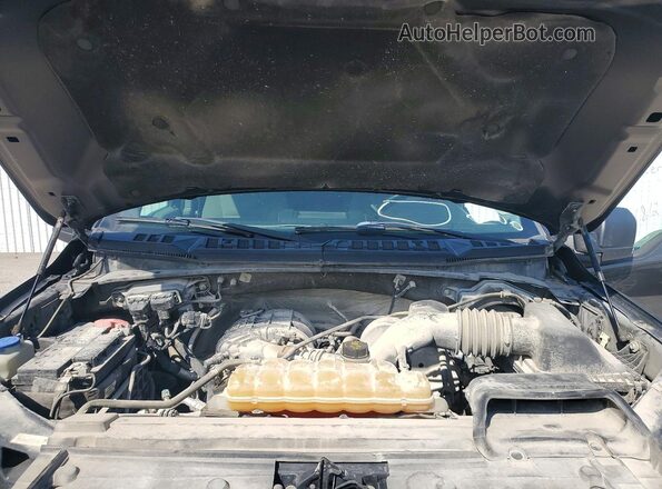 1FTEX1E86HKC28977 2017 FORD F150 Серый Вид задней части салона