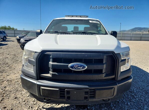 1FTEX1E86HKD76966 2017 FORD F150 Белый Вид спереди