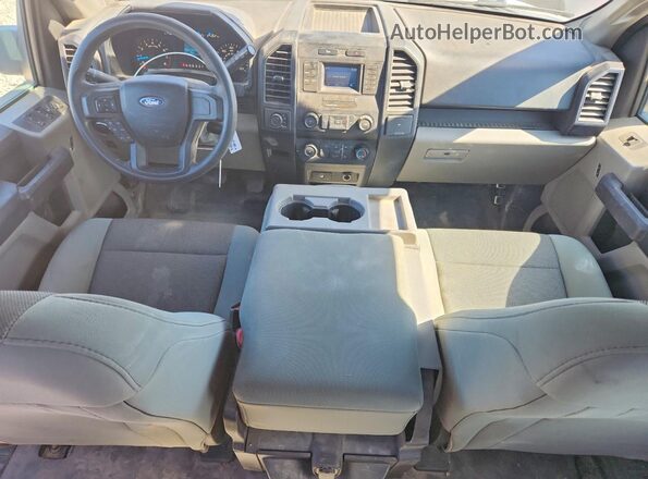 1FTEX1E86HKD76966 2017 FORD F150 Белый Вид панели приборов