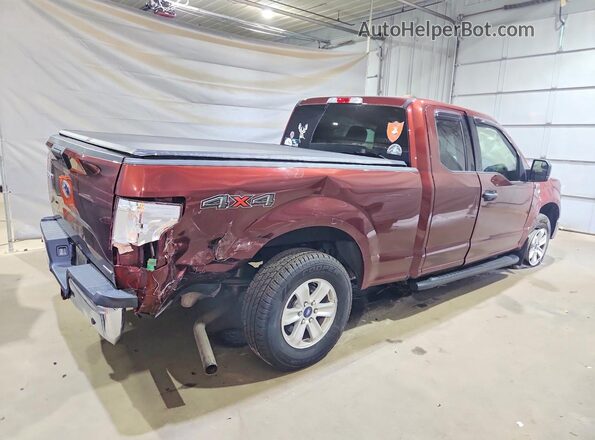 1FTEX1E8XGFD07978 2016 FORD F150 Burgundy Tył prawy