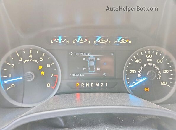 1FTEX1EB0JFA73272 2018 FORD F150 Blue Widok zestawu wskaźników