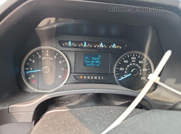 1FTEX1EB0KKC45275 2019 FORD F150 Maroon Вид щитка приладів