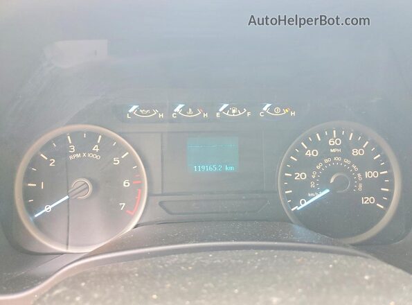 1FTEX1EB0LFB11151 2020 FORD F150 Charcoal Instrument cluster view