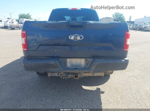 1FTEX1EB2JKE24710 2018 FORD F150 Blue Vista del cuadro de instrumentos
