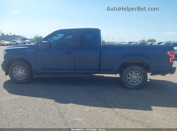 1FTEX1EB2JKE24710 2018 FORD F150 Blue 