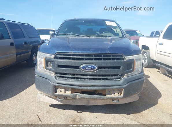 1FTEX1EB2JKE24710 2018 FORD F150 Blue Vista interior de 360 grados