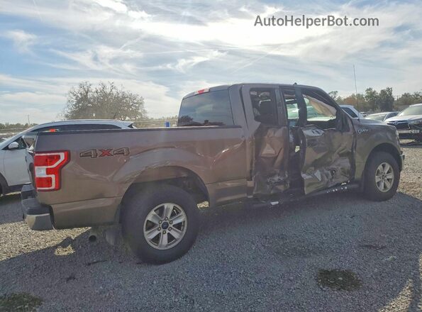 1FTEX1EB2KKD20185 2019 FORD F150 Brown უკანა მარჯვენა