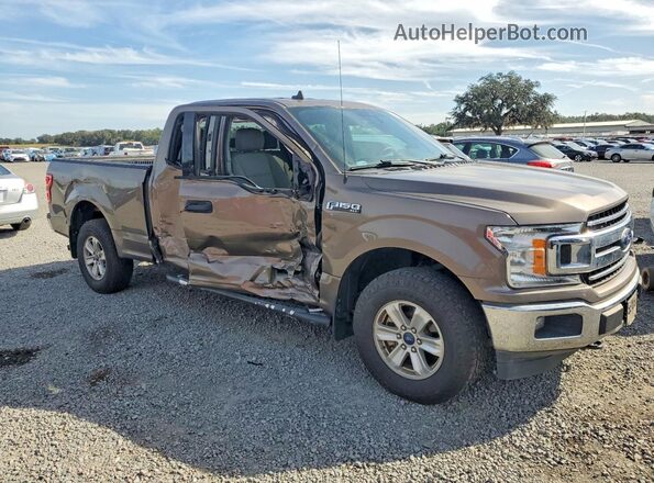 1FTEX1EB2KKD20185 2019 FORD F150 Brown წინა მარჯვენა