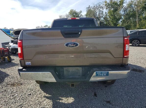 1FTEX1EB2KKD20185 2019 FORD F150 Brown უკანა ხედი