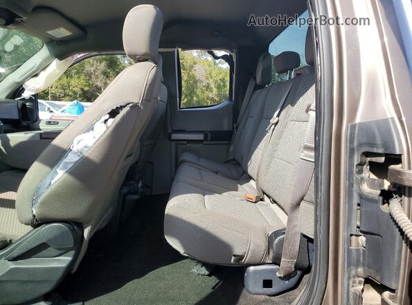 1FTEX1EB2KKD20185 2019 FORD F150 Brown უკანა სავარძლების ხედი