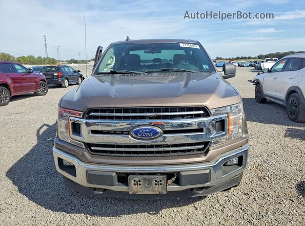 1FTEX1EB2KKD20185 2019 FORD F150 Brown წინა ხედი