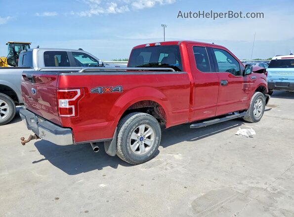 1FTEX1EB2KKD34619 2019 FORD F150 Red Հետևի աջ