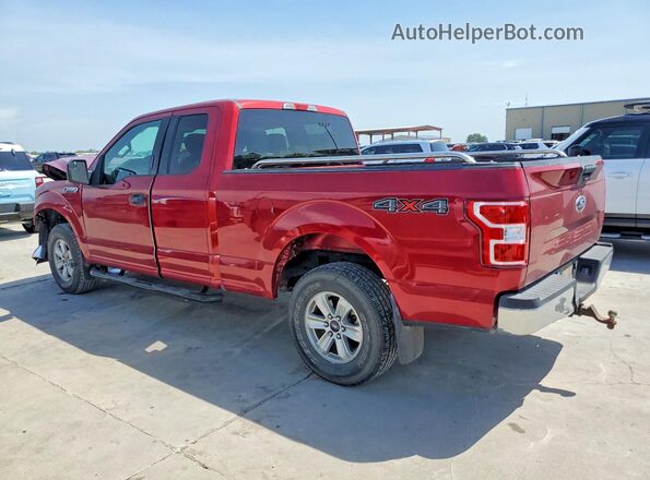 1FTEX1EB2KKD34619 2019 FORD F150 Red Հետևի ձախ