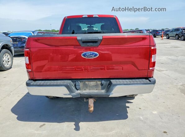 1FTEX1EB2KKD34619 2019 FORD F150 Red Հետևի տեսք