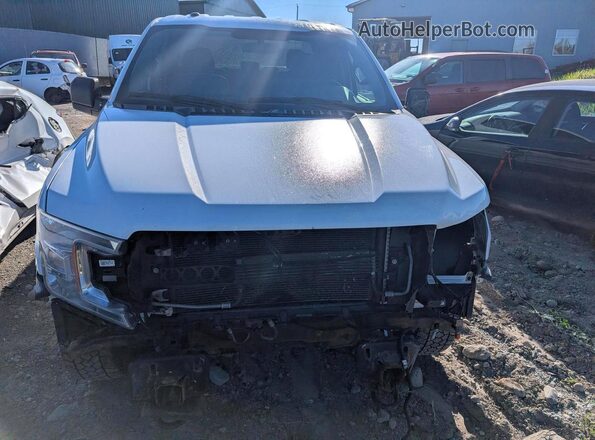 1FTEX1EB3JFA22557 2018 FORD F150 White Front view