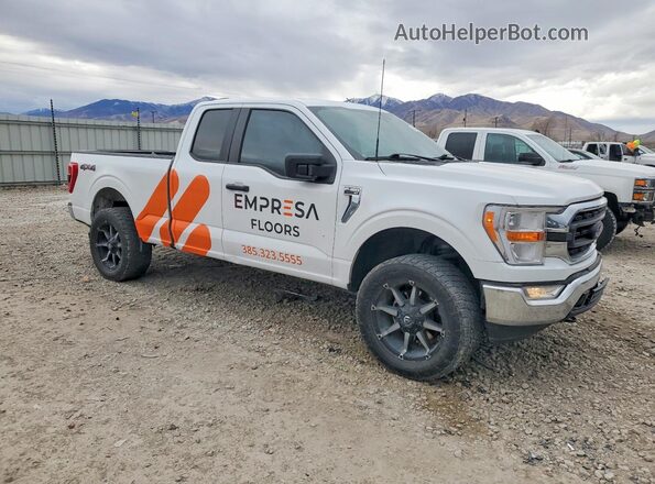 1FTEX1EB4NKE21815 2022 FORD F150 White წინა მარჯვენა