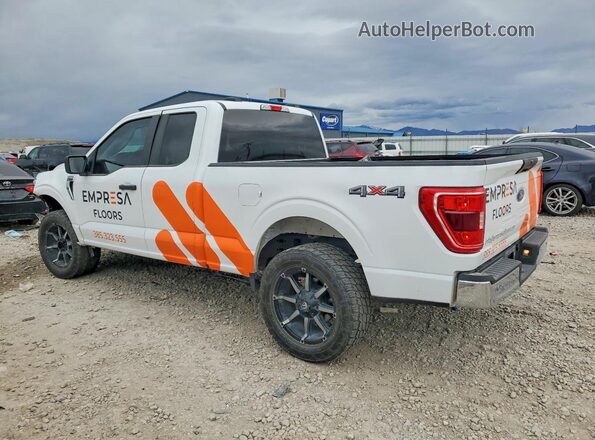 1FTEX1EB4NKE21815 2022 FORD F150 White უკანა მარცხენა