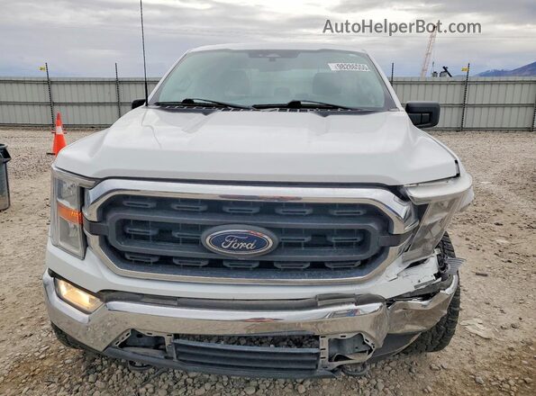 1FTEX1EB4NKE21815 2022 FORD F150 White წინა ხედი