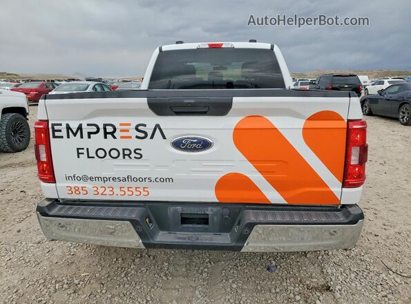 1FTEX1EB4NKE21815 2022 FORD F150 White უკანა ხედი