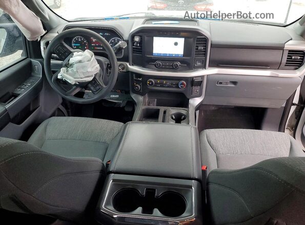 1FTEX1EB4NKE21815 2022 FORD F150 White წინა პანელის ხედი
