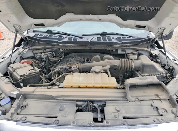 1FTEX1EB4NKE21815 2022 FORD F150 White უკანა სალონის ხედი